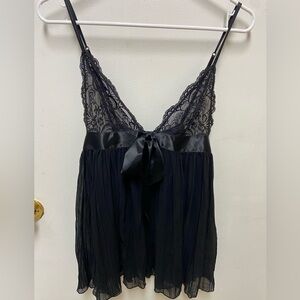 Victoria's Secret Black Lace Babydoll